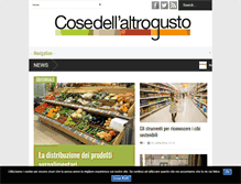 Tablet Screenshot of cosedellaltrogusto.it